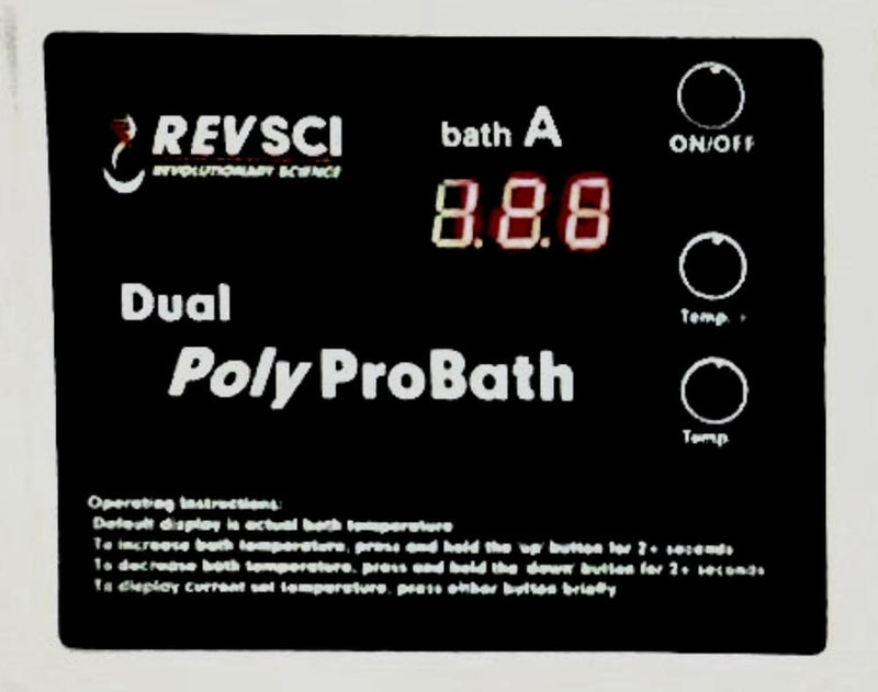 Dual Poly Pro Water Bath RS-PB-200 Control panel-2 - Copy