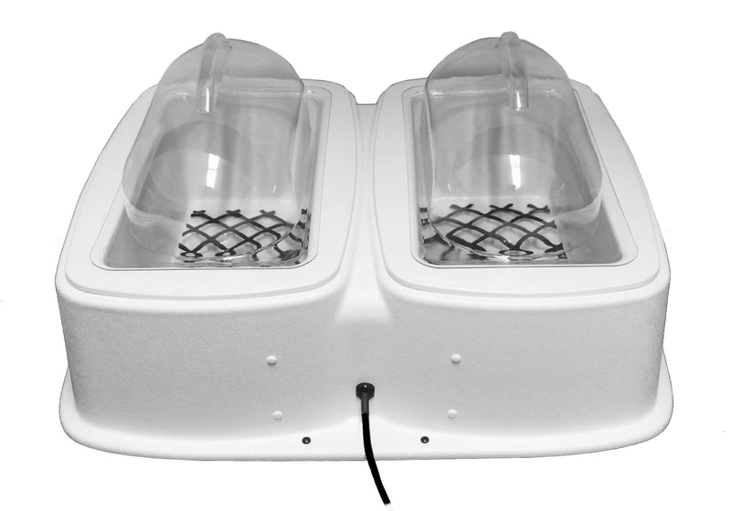 dual poly pro water bath back side view