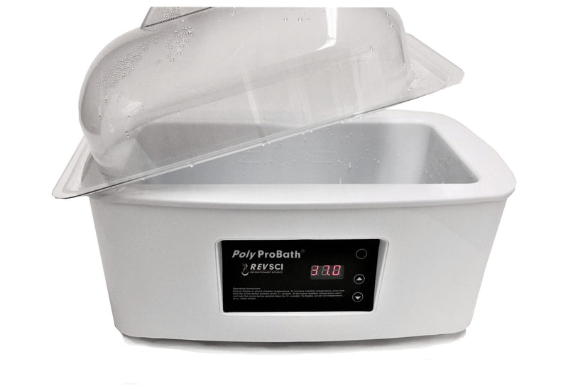 water bath for general laboratory with cover raised