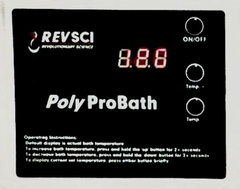 Poly Pro Water Bath RS-PB-300 Control panel-2 - Copy