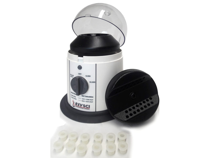 RS-102 micro centrifuge with rotors and adaptors