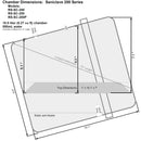 Saniclave Steam Autoclave Sterilizer RS-SC-250 Chamber Dimensions